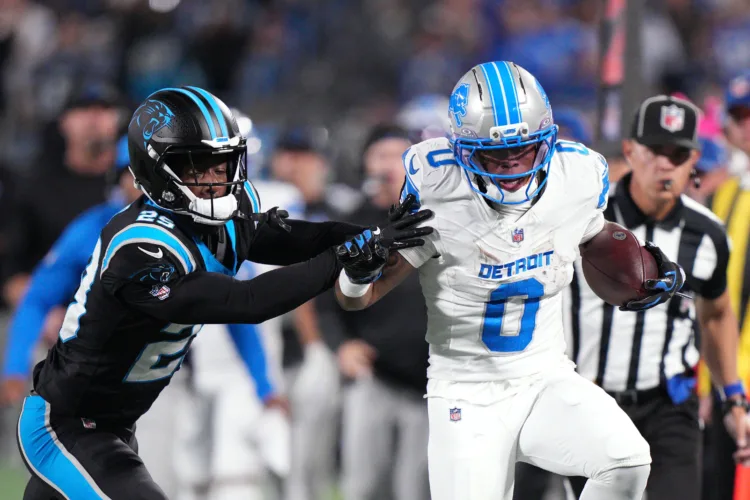Young, McMillan connect for 2 TDs to lead Panthers past Lions 32-26